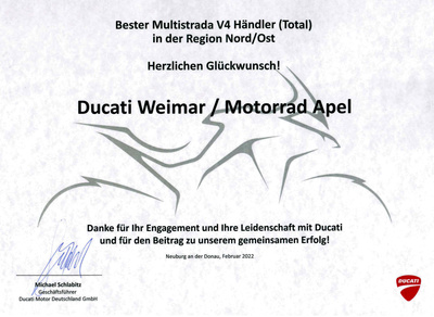 Ducati Weimar - Bester MTS Händler
